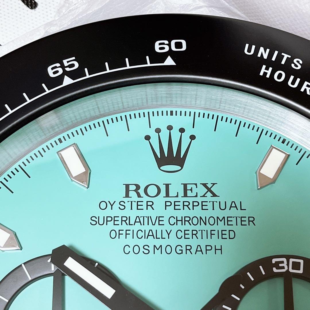 ROLEXロレックス 掛け時計 コスモグラフ デイトナ ティファニーブルー