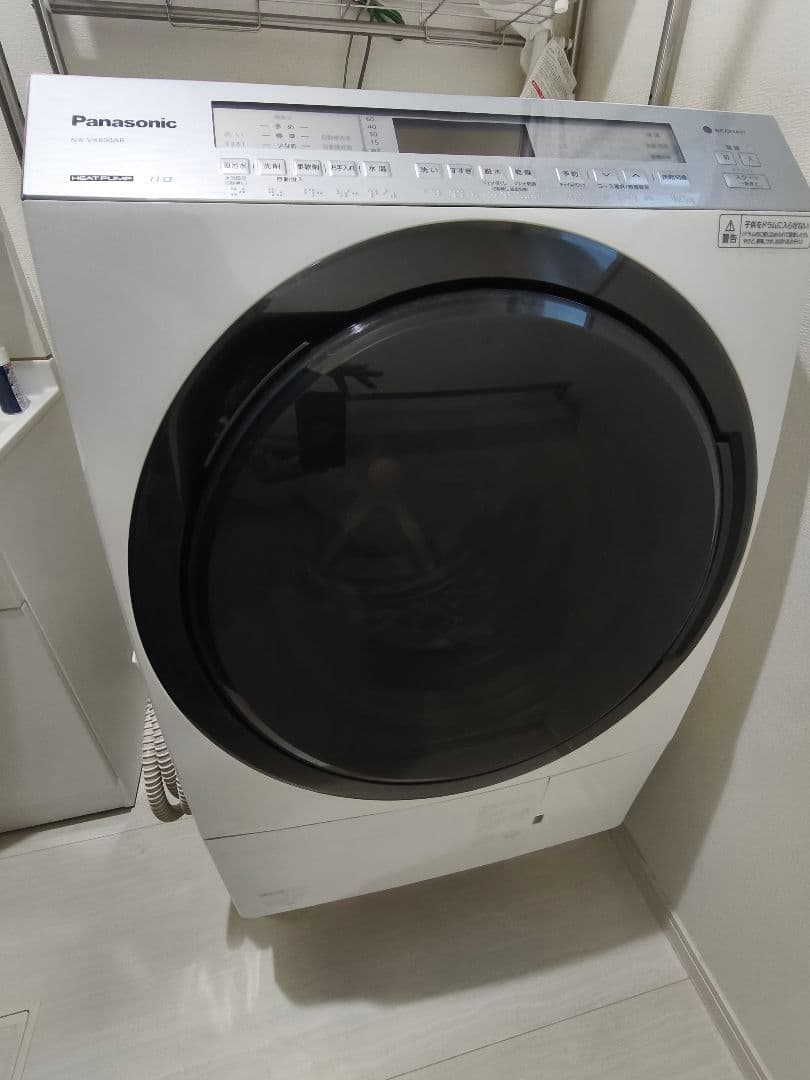 パナソニック ドラム式洗濯機 NA-VX800AR 乾燥6kg 2019年製
