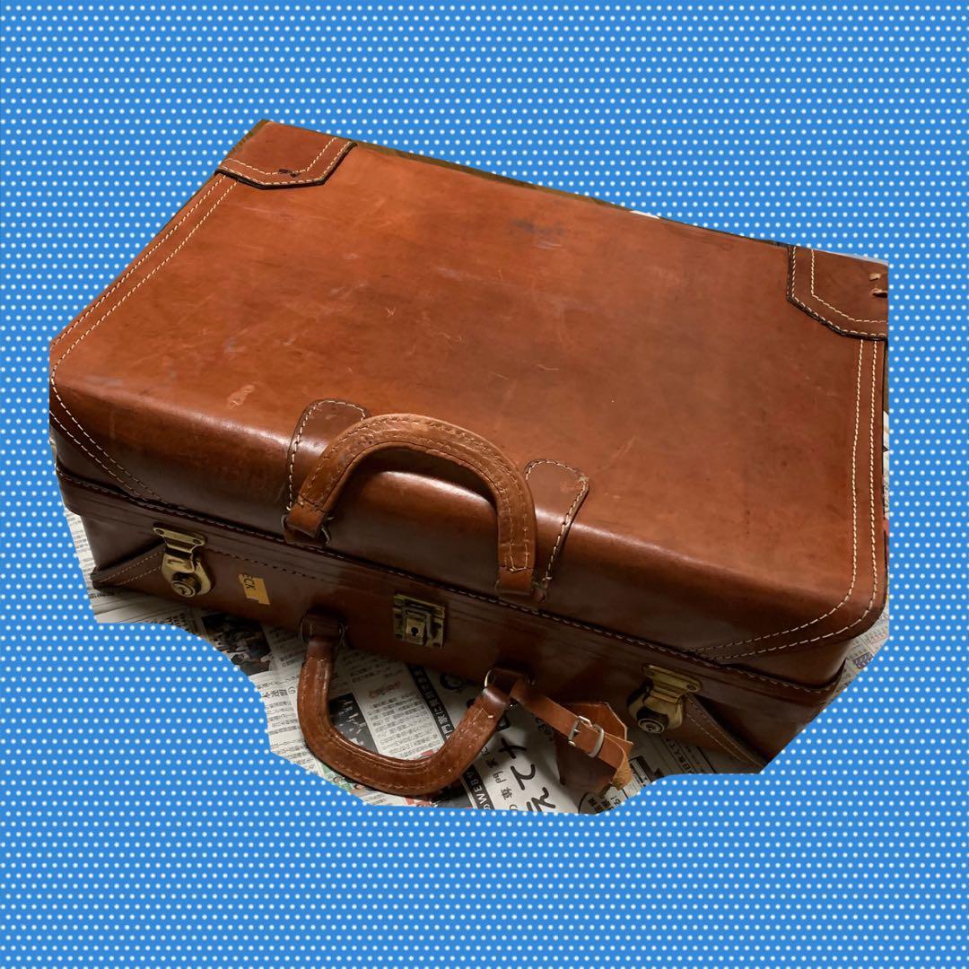 レザートランクケース　アンティーク　CHENEY チーニー