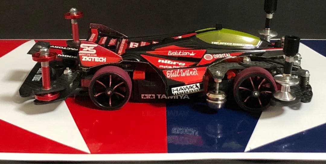 ミニ四駆　完成品　MSフレキ　フルカスタム仕様　ネオヴァンキッシュ