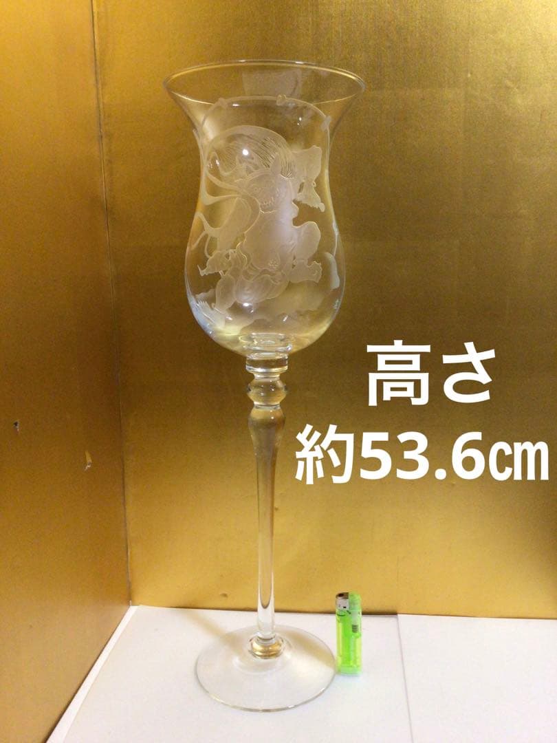 デカ過ぎるワイングラス　高さ約53.6センチ