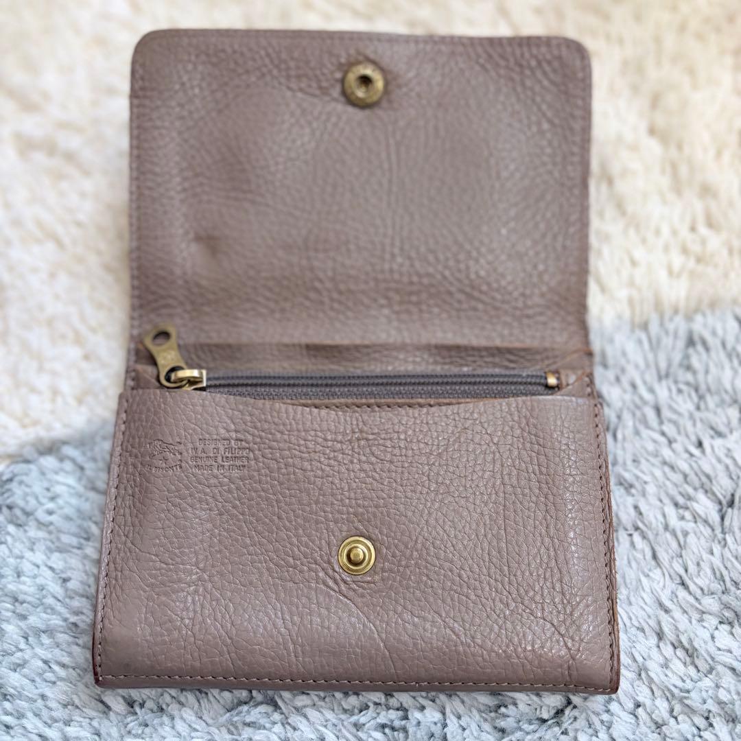 イルビゾンテ　二つ折り財布　グレー
