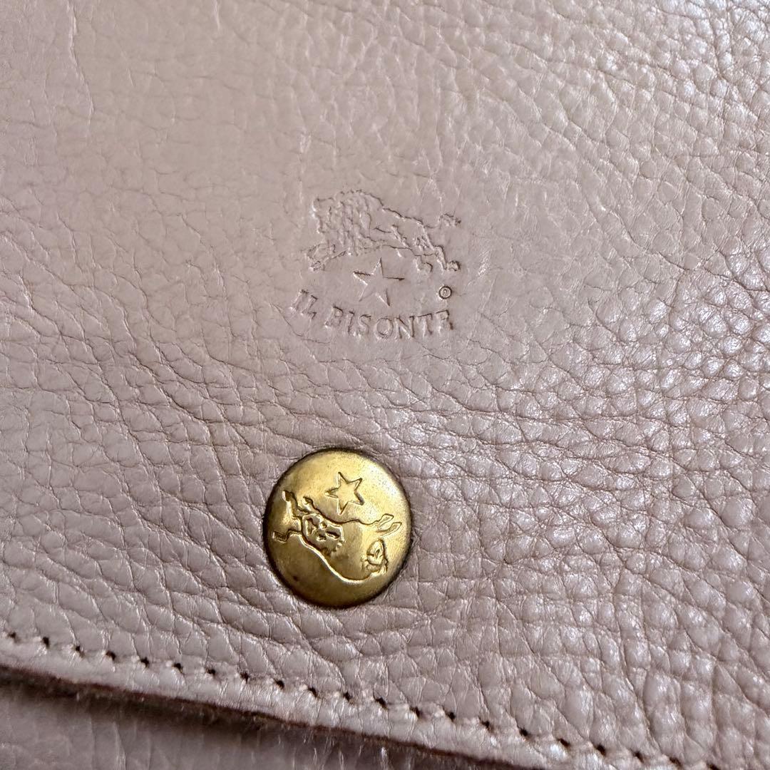 イルビゾンテ　二つ折り財布　グレー