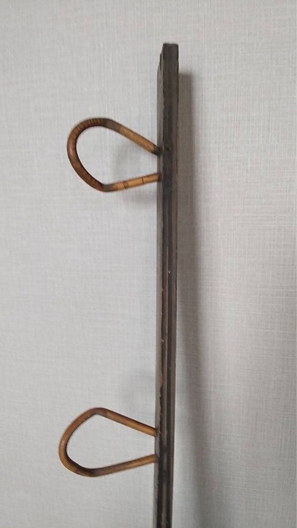 ハンガーラックハンガーバー、ポール、ハンガー、ヴィンテージ　衣装ラックレトロ