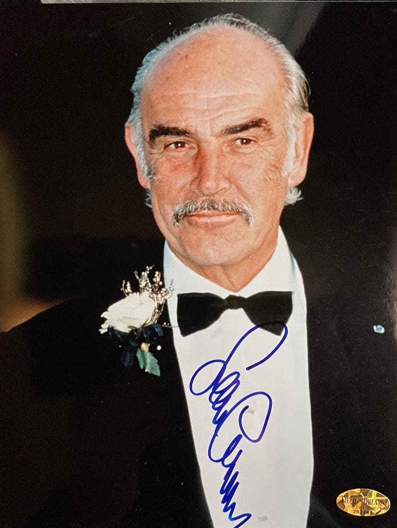 Sean Connery （ショーン・コネリー）の直筆サイン（鑑定書付き）