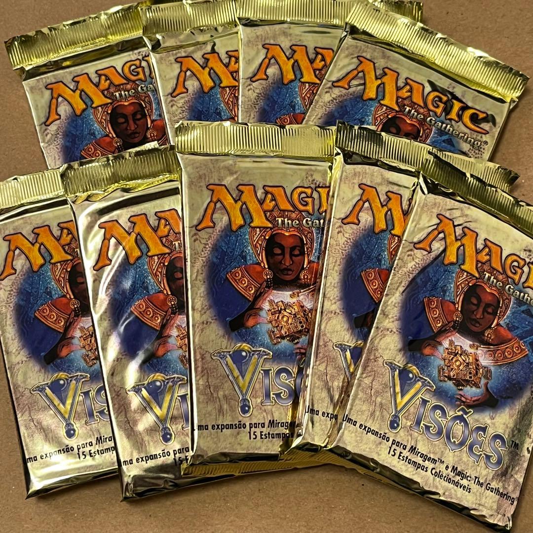MTG 絶版 未開封 ビジョンズ ブースターパック×10 他言語