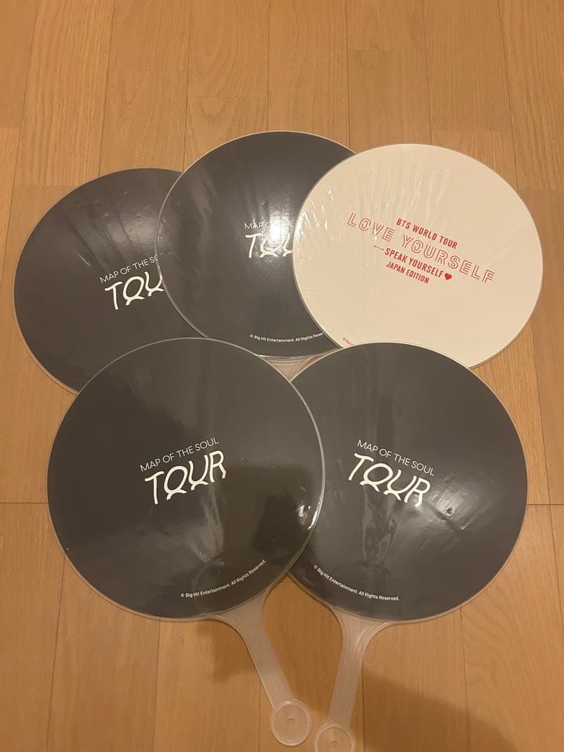 BTS うちわ 5種セット バラ売り可