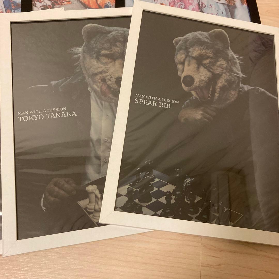 man with a mission/マンウィズクリアファイル新品額付きセット