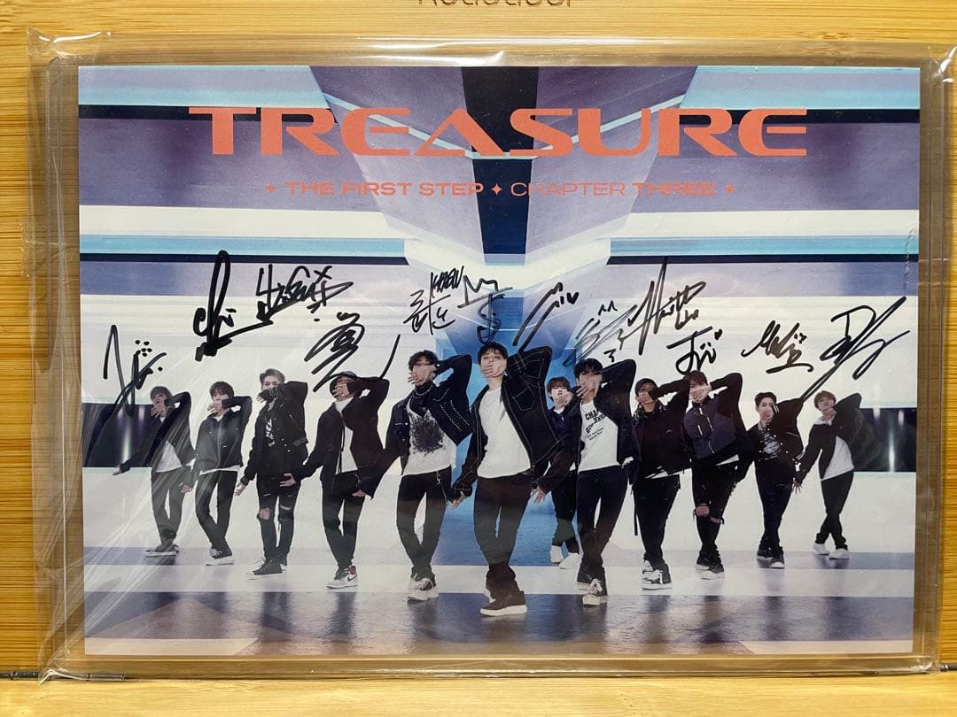treasure 直筆サイン入りポスターカード