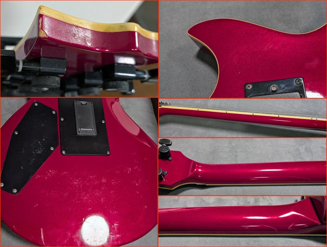 ESP GrassRoots 赤 レスポール 24F EMG89/81 フロイド