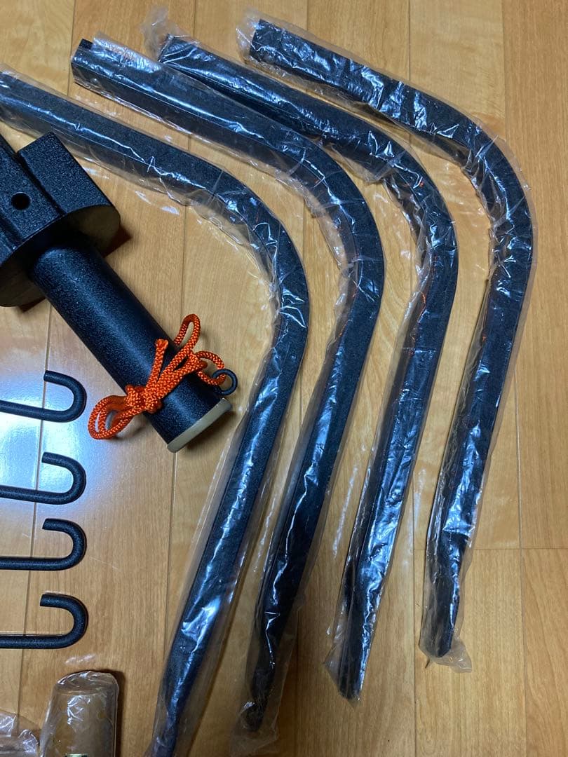 茶道具 立礼用品　野点　傘立て 鉄製 4本くい釘付