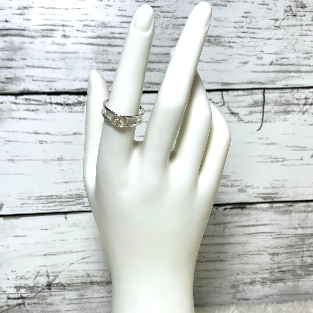 GUCCIグッチ インターロッキングGGリング　スリム　14号メンズ/レディース