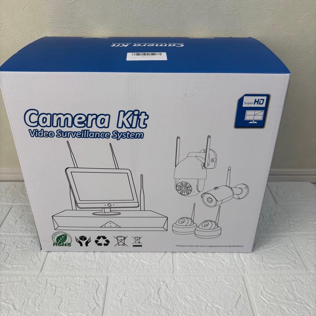 1品限り❤️JENNOV防犯カメラ 500万画素 モニター付き 10chまで増設可