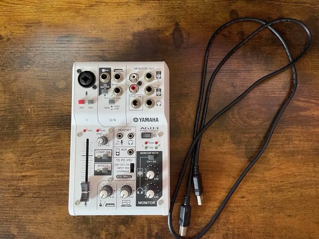 【本体のみ】 YAMAHA AG03 オーディションインターフェイス