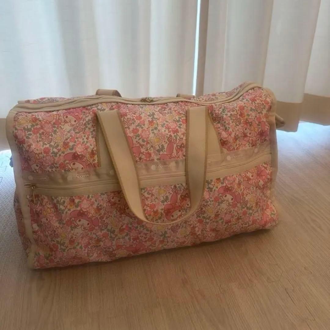 レスポートサック　ボストンバッグ　マイメロ　マイメロディー　サンリオ　ピンク