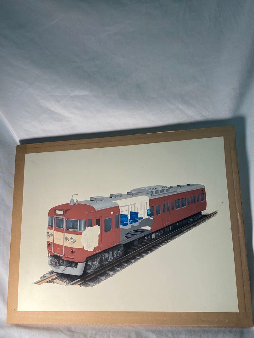2555❣️ 鉄道　　オブジェ　電車　絵　3セット