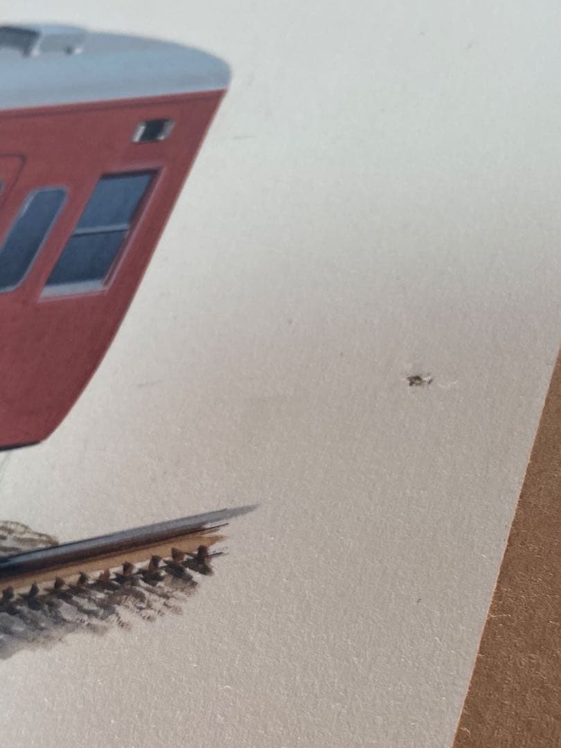 2555❣️ 鉄道　　オブジェ　電車　絵　3セット