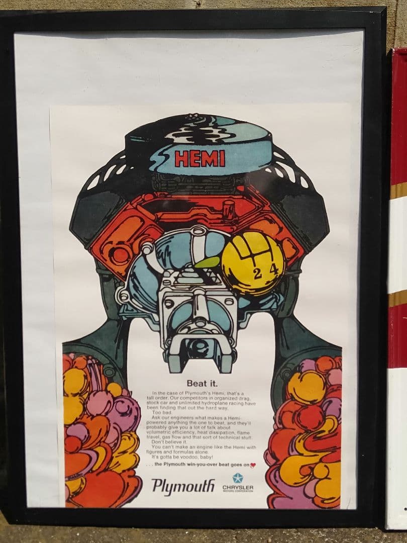 ビンテージ NHRA NASCAR メイン スポンサー 煙草 広告AD＆ パネル