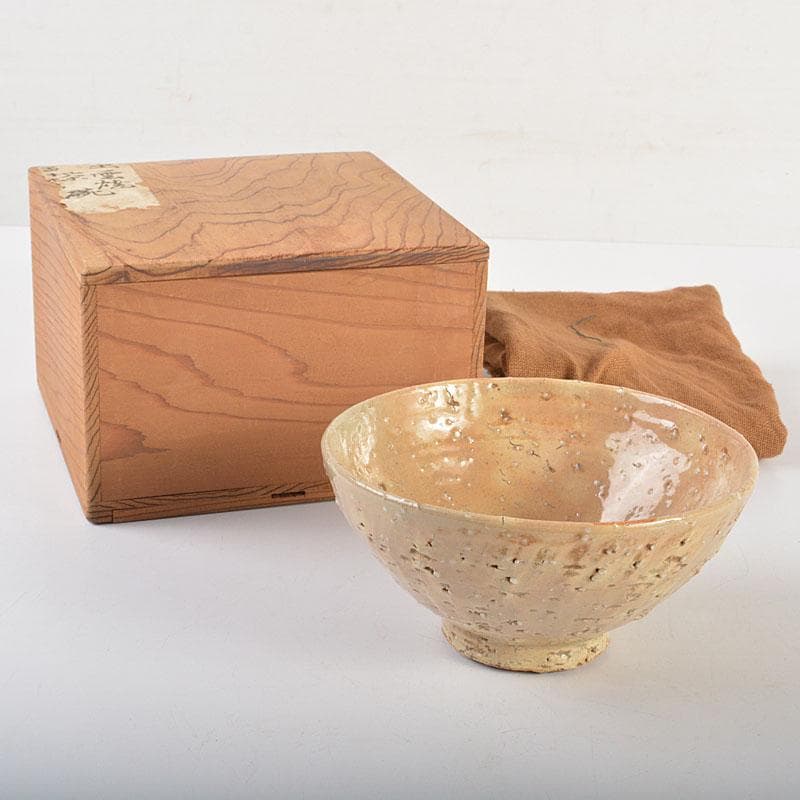 茶道具　出雲焼　茶碗　時代箱　V　6788