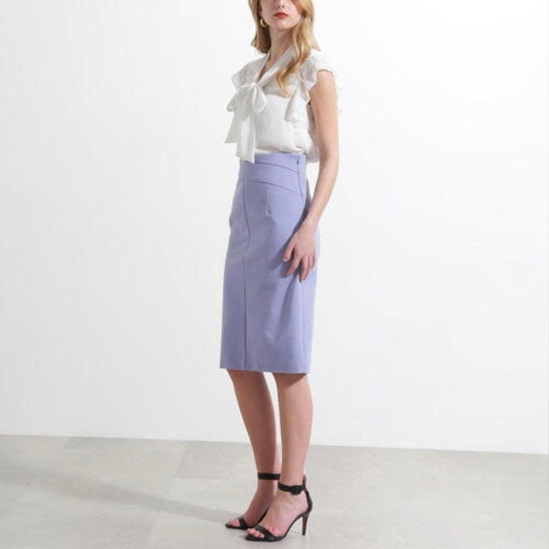 【新品】ピンキーアンドダイアン クロスウエストタイトスカート 美シルエット