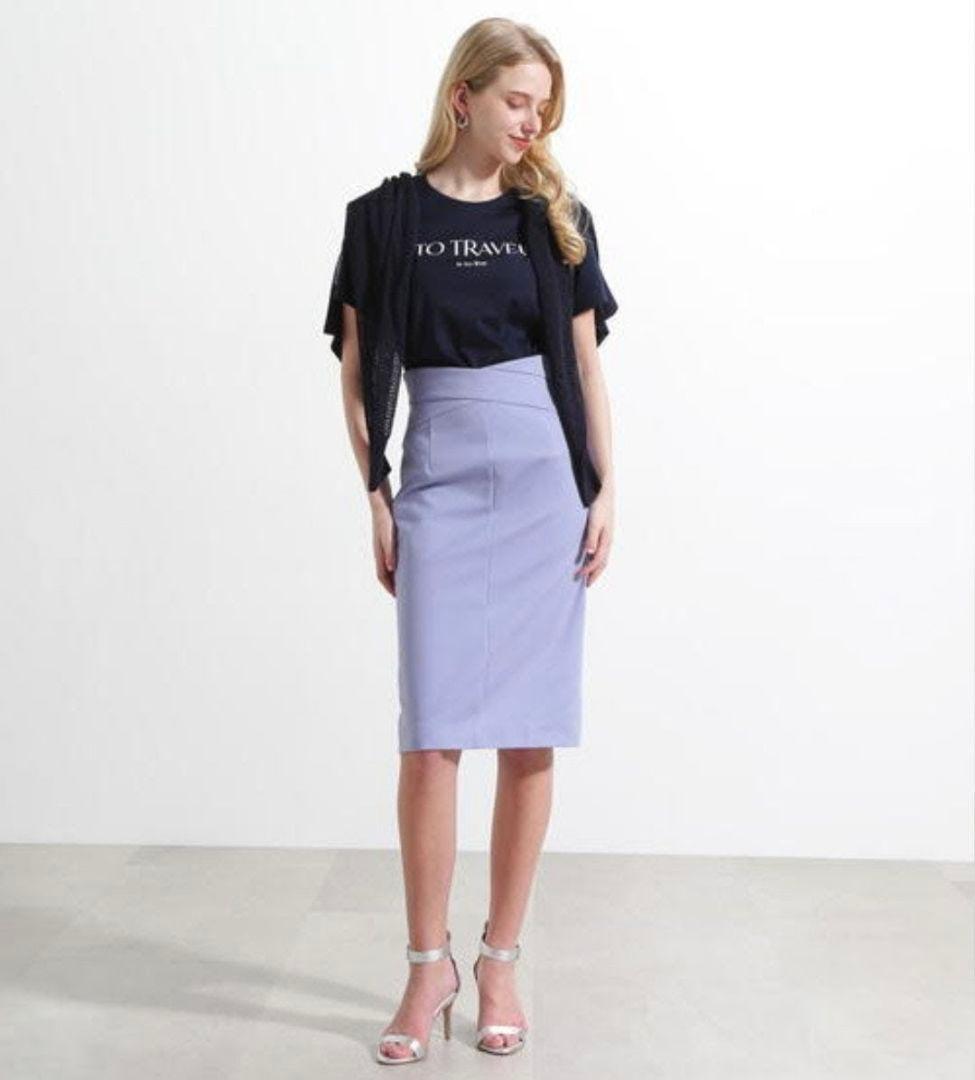 【新品】ピンキーアンドダイアン クロスウエストタイトスカート 美シルエット