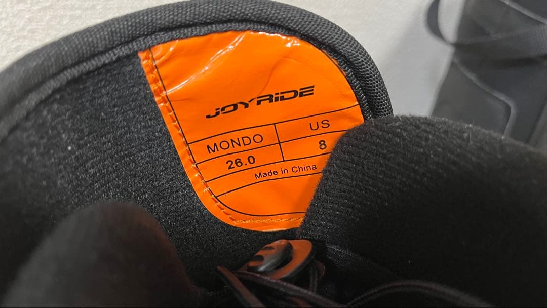 【スノボブーツ＆ビンディングセット】joyRide スノーボード 黒 26cm