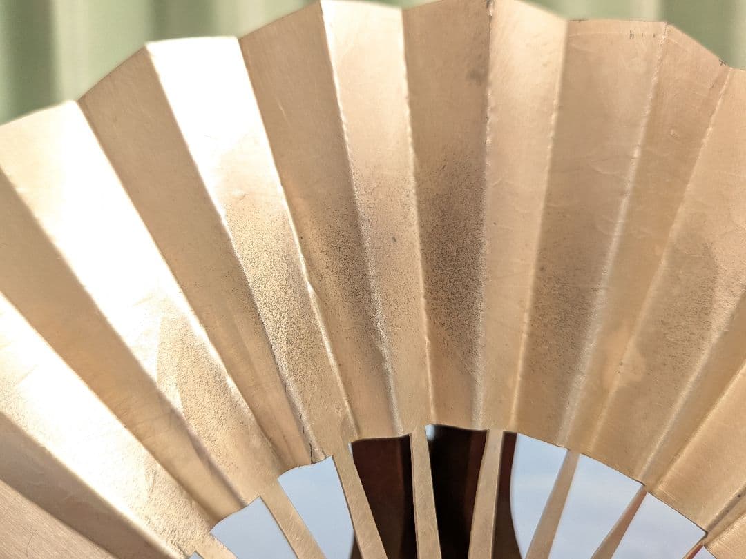 【純銀製　扇子　末廣】