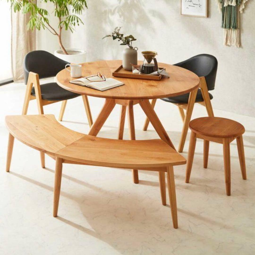 スツール　木製　お洒落　ミニテーブル　北欧　ナチュラル　丸型　円形　可愛い