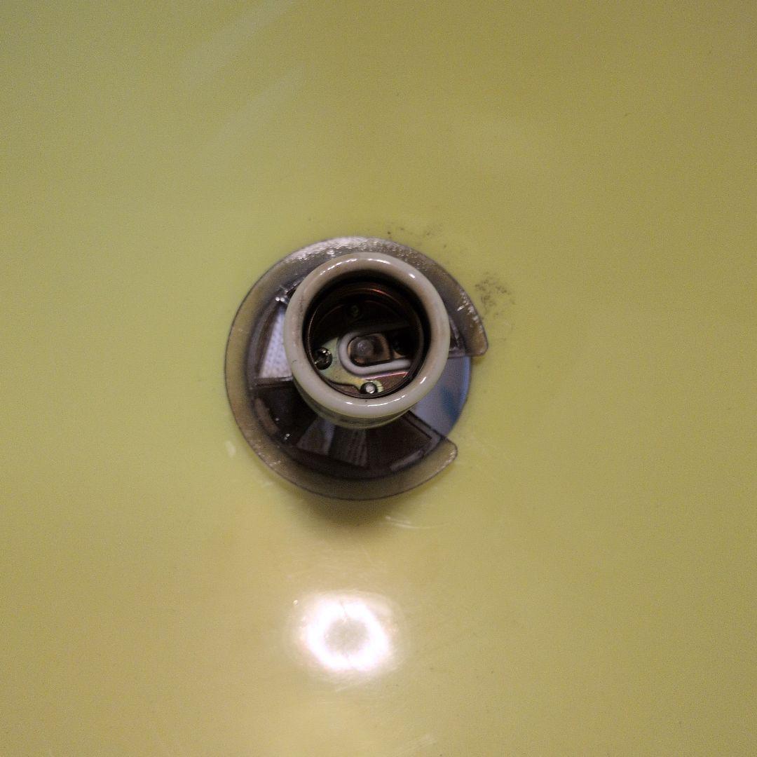 イエロー・オレンジ ドーム型ペンダントライト　2セット　レトロ