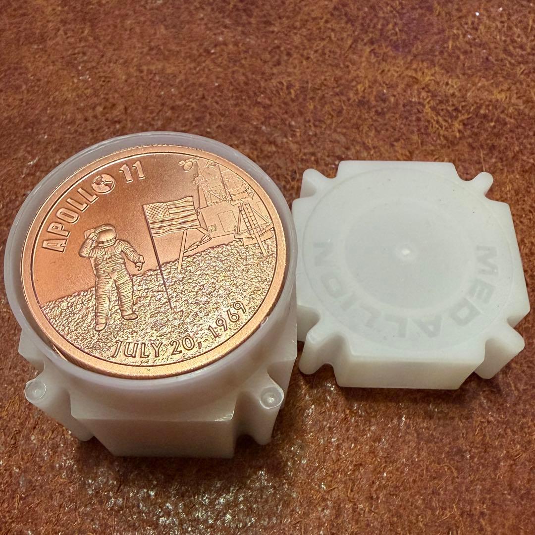 【10枚セット】純銅 銅貨 1oz アポロ/レーガン メダル ラウンド