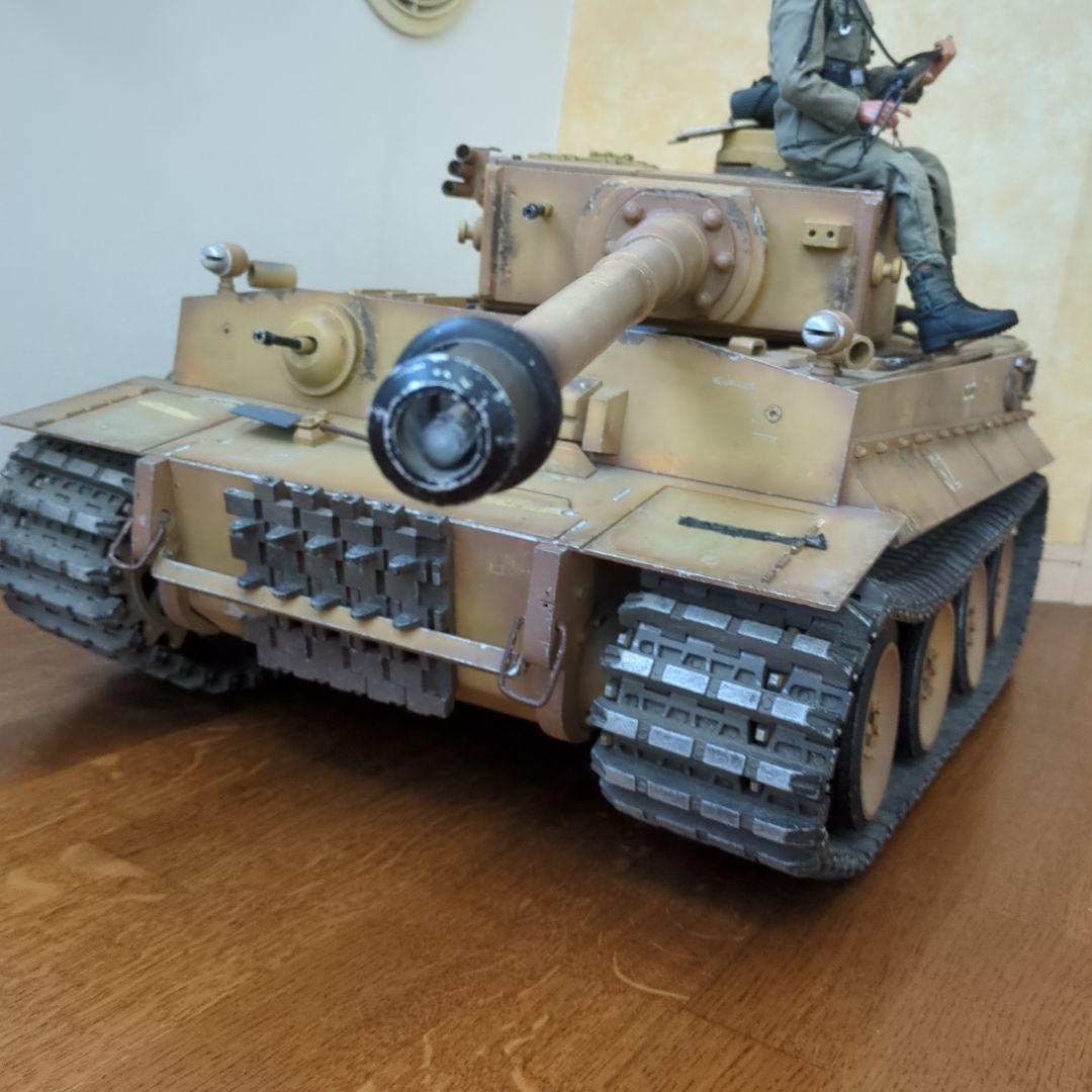 タイガー一型ドイツ戦車　金属製
