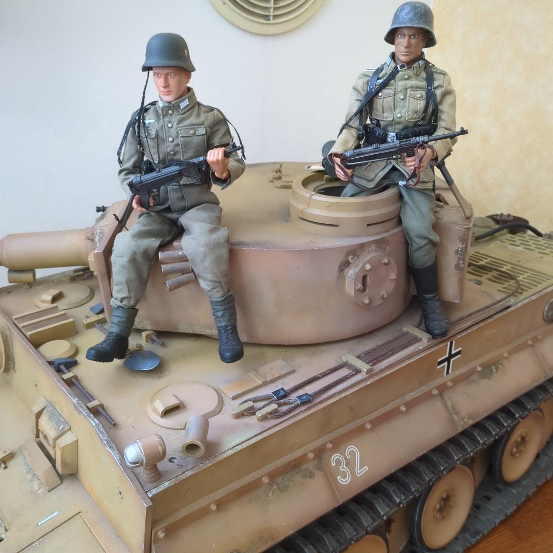 タイガー一型ドイツ戦車　金属製