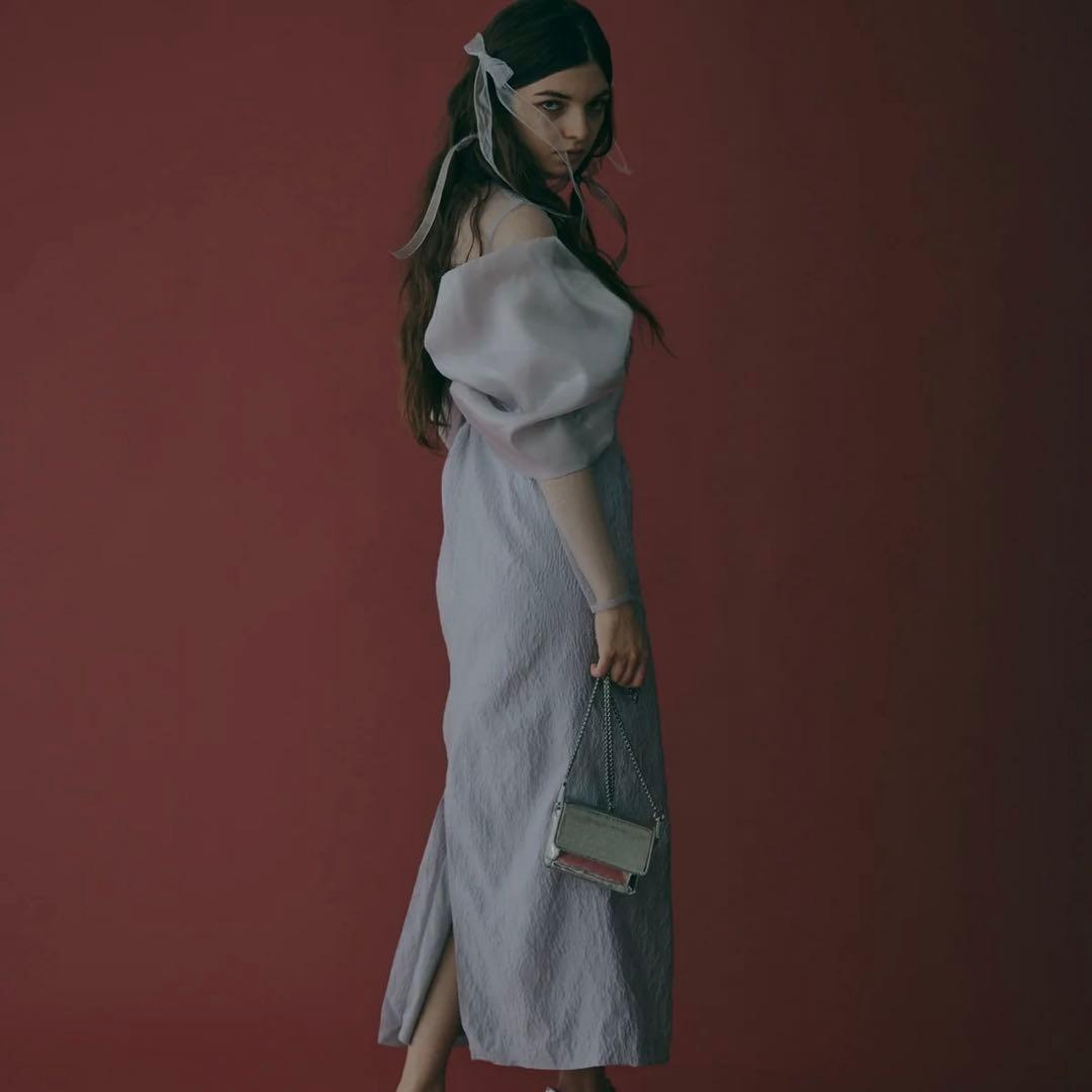 エクミール リボンタイトドレス