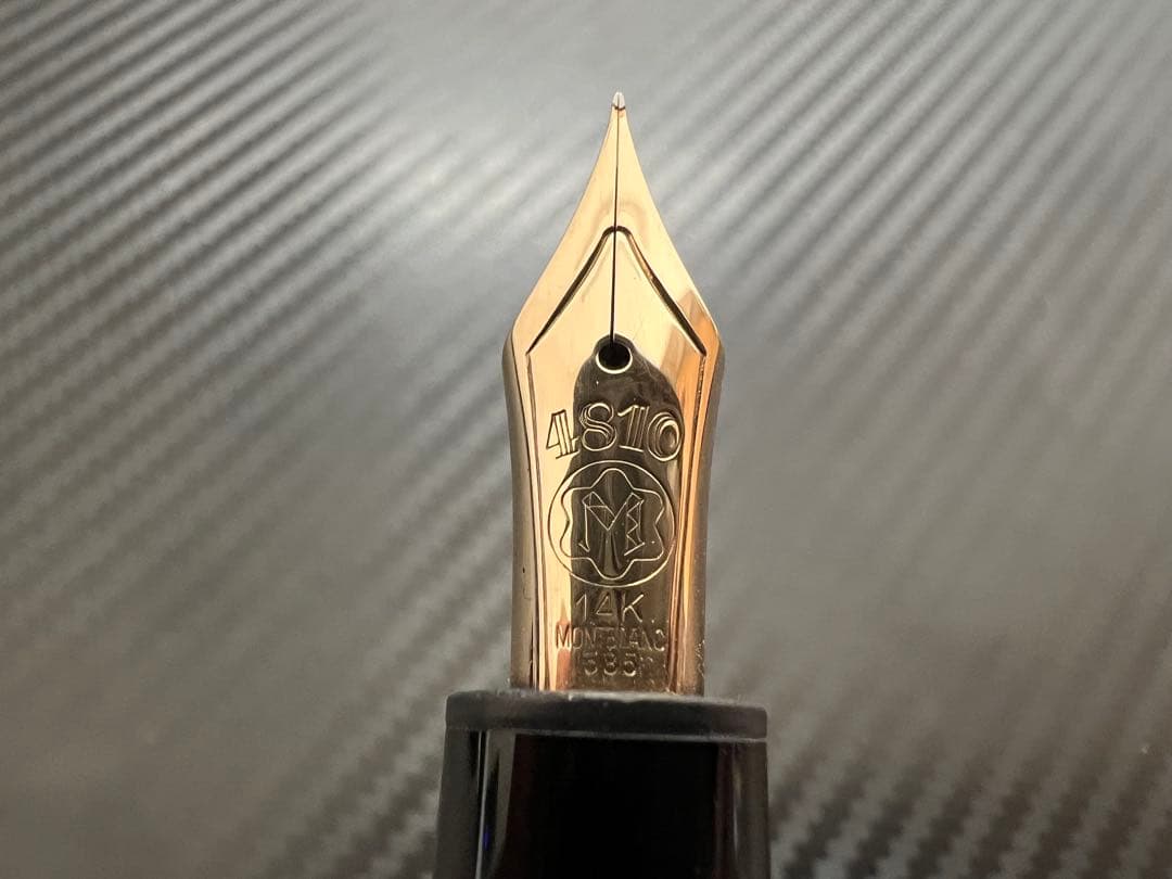 モンブラン マイスターシュテュック 146 万年筆 14K 全金 EF 極細字