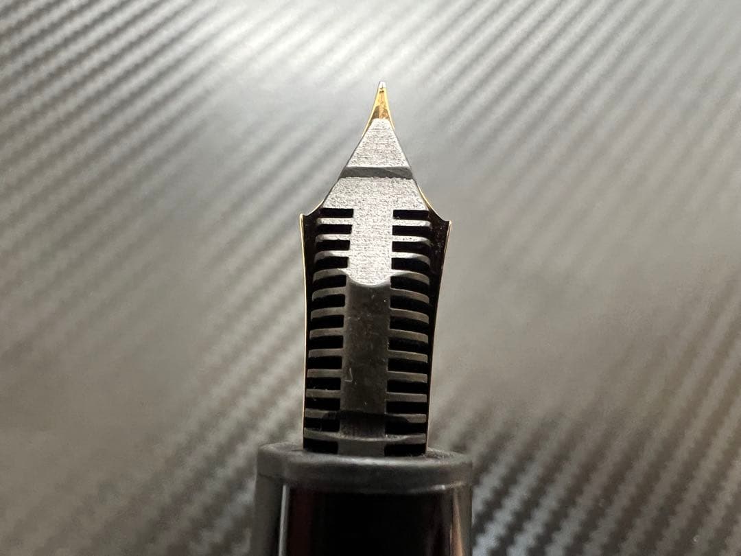 モンブラン マイスターシュテュック 146 万年筆 14K 全金 EF 極細字