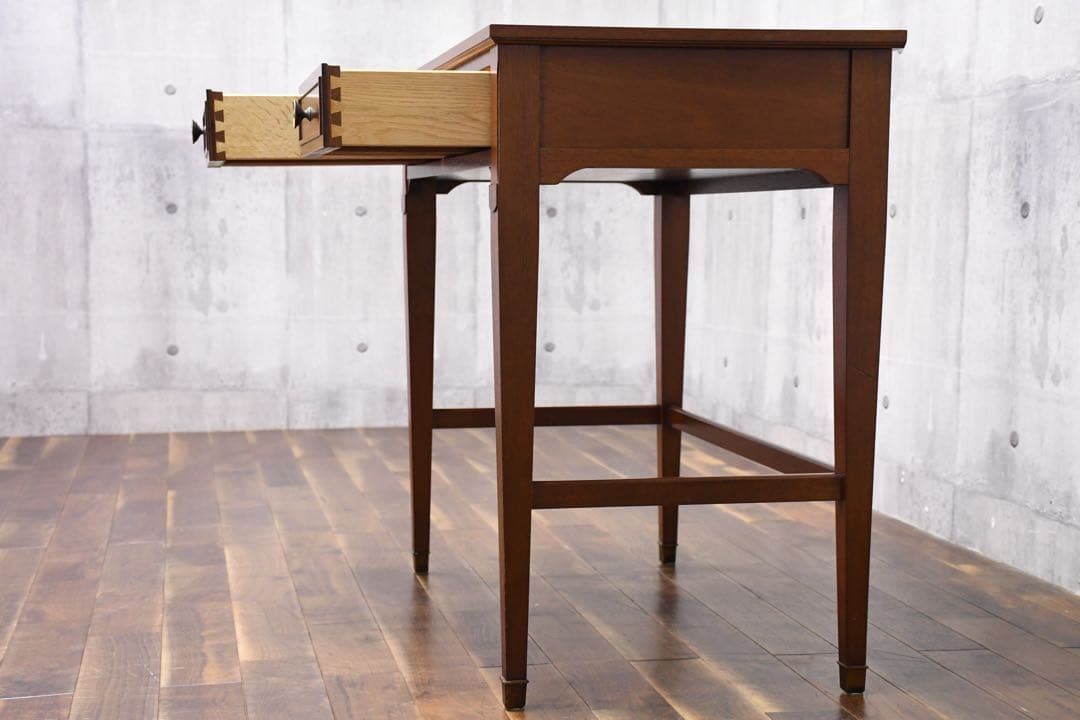 EJK38 ドレクセルヘリテイジ トライユン コンソールデスク マホガニー材