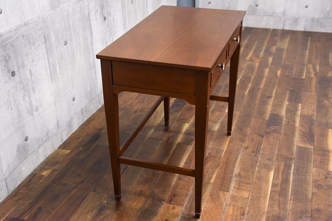 EJK38 ドレクセルヘリテイジ トライユン コンソールデスク マホガニー材