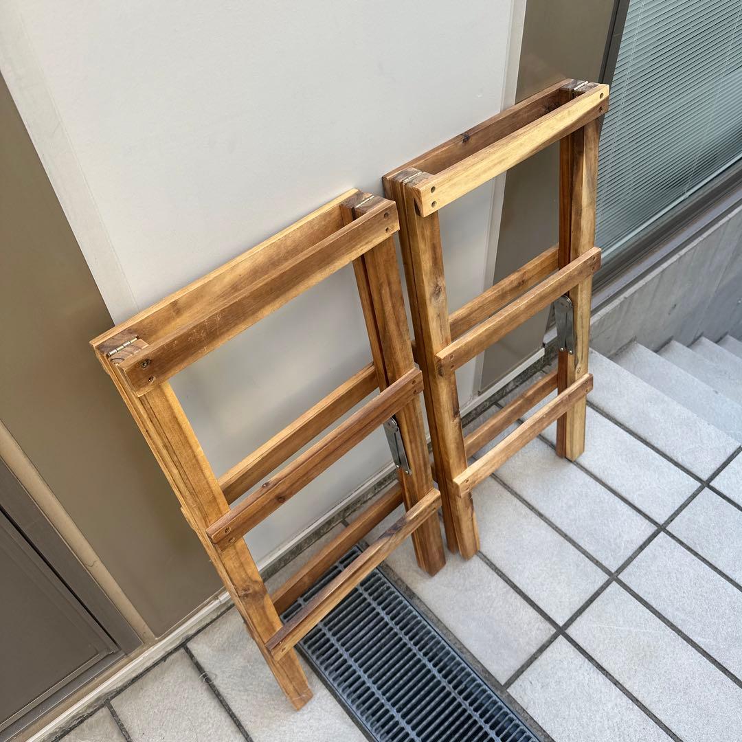 【美品】キッチンテーブル アカシア キッチンラック 木製