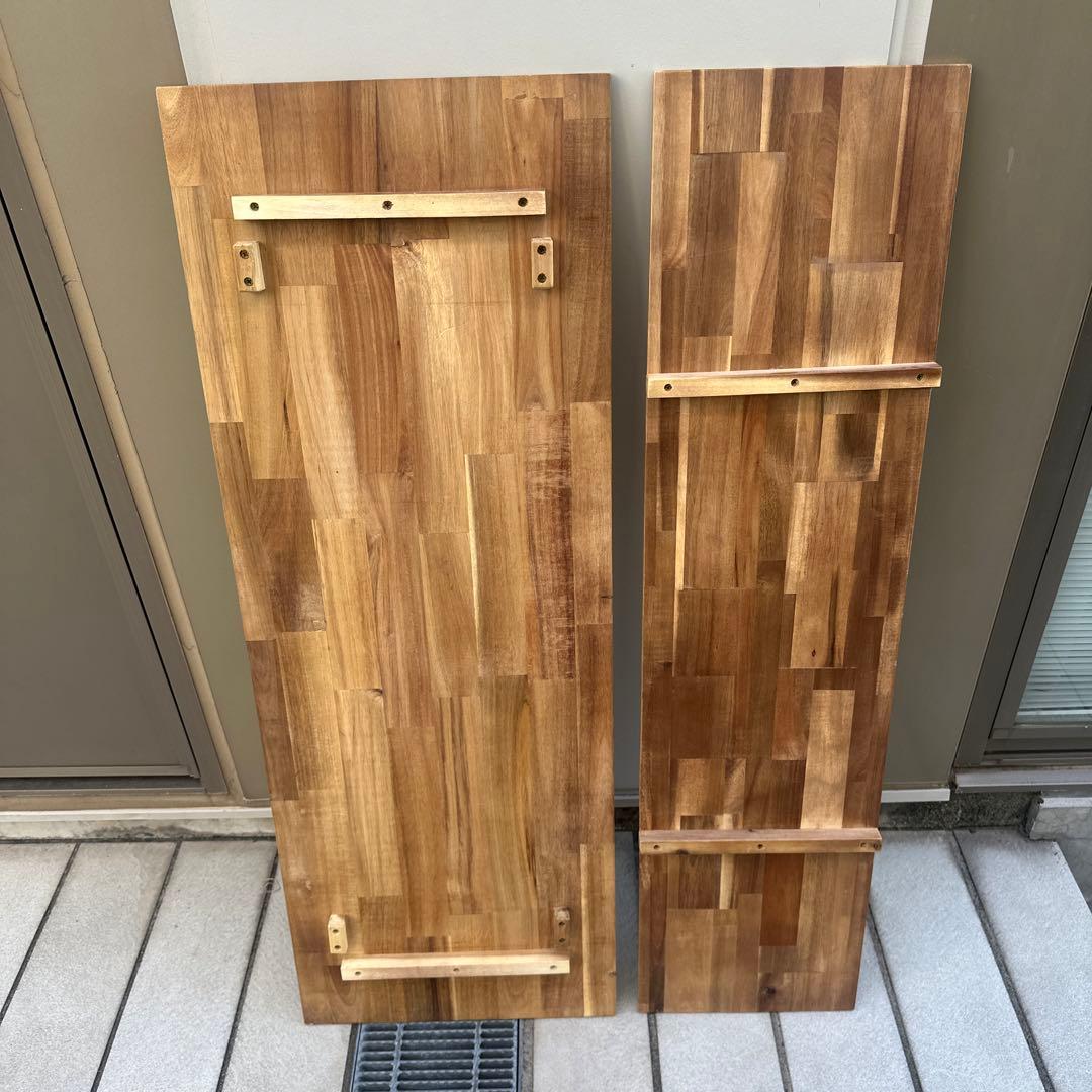 【美品】キッチンテーブル アカシア キッチンラック 木製