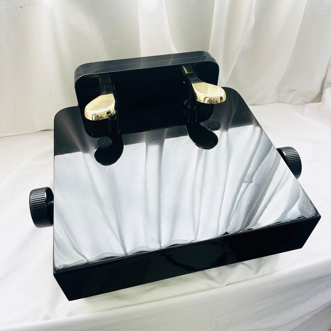 ピアノ補助ペダル AS-18 美品 高さ調整可能 子供用 ピアノ練習用 ペダル台