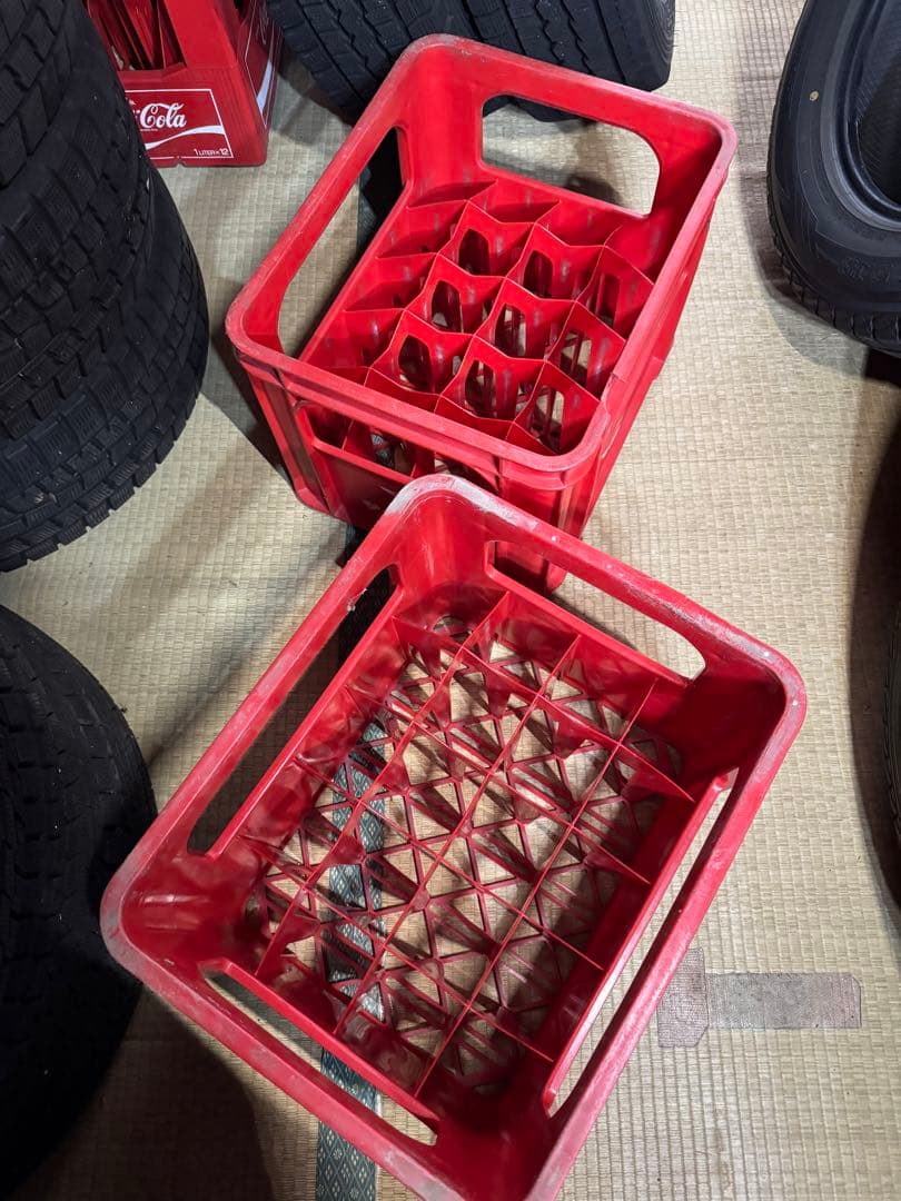 サッポロ大瓶ビール20本 ケースコンテナ used 非売品 昭和レトロ4個セット