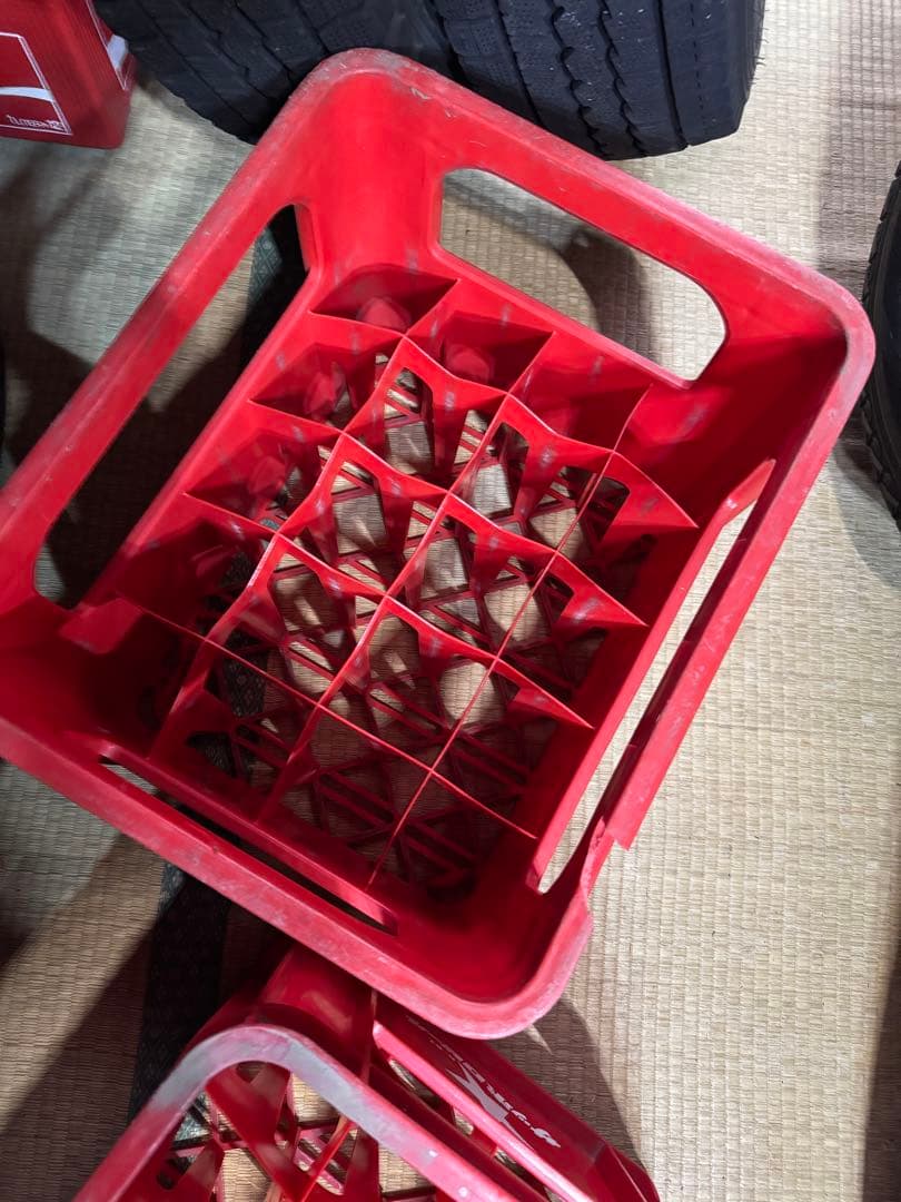 サッポロ大瓶ビール20本 ケースコンテナ used 非売品 昭和レトロ4個セット