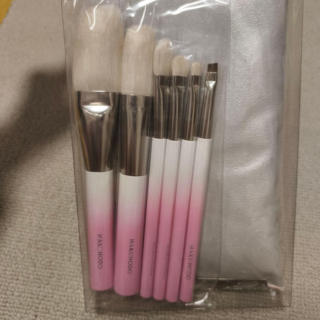 HAKUHODO メイクブラシセット 6本 ピンクさくら ANA