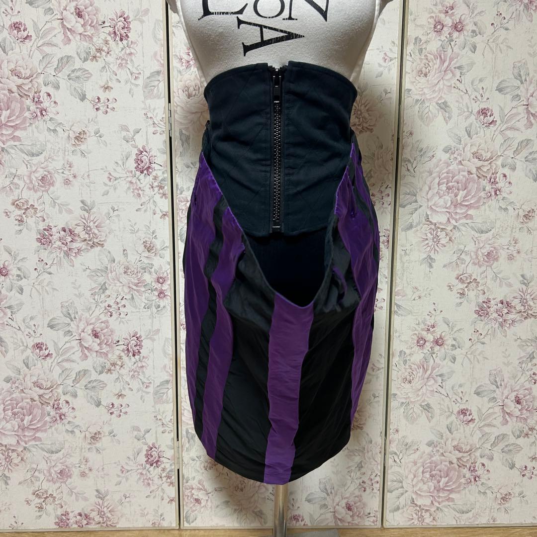 【Vivienne Westwood】 スカート　パープル　ブラック　38