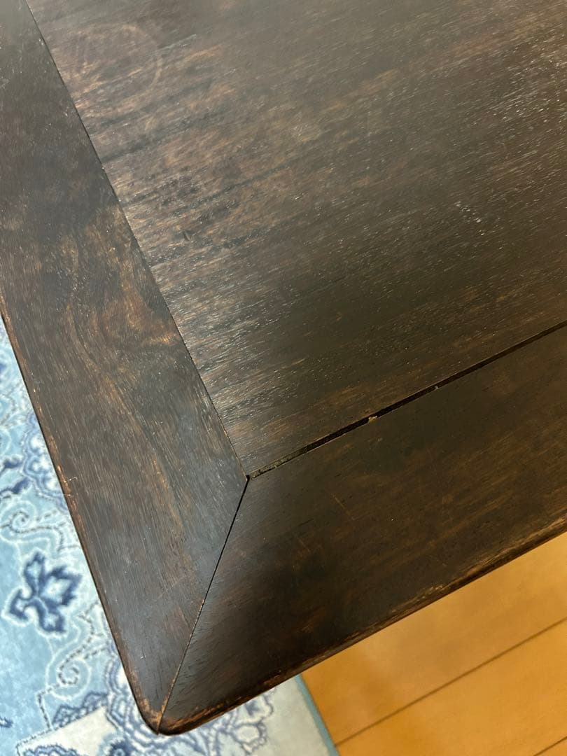 アンティーク木製明治〜昭和初期装飾座卓★ローテーブル座敷机【送料込み】