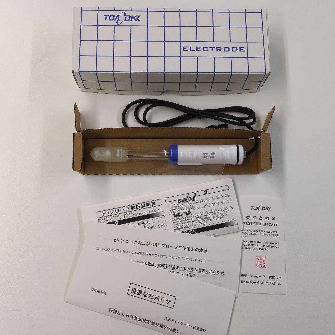 東亜ディーケーケー pHプローブ MM4-pH リード長1m