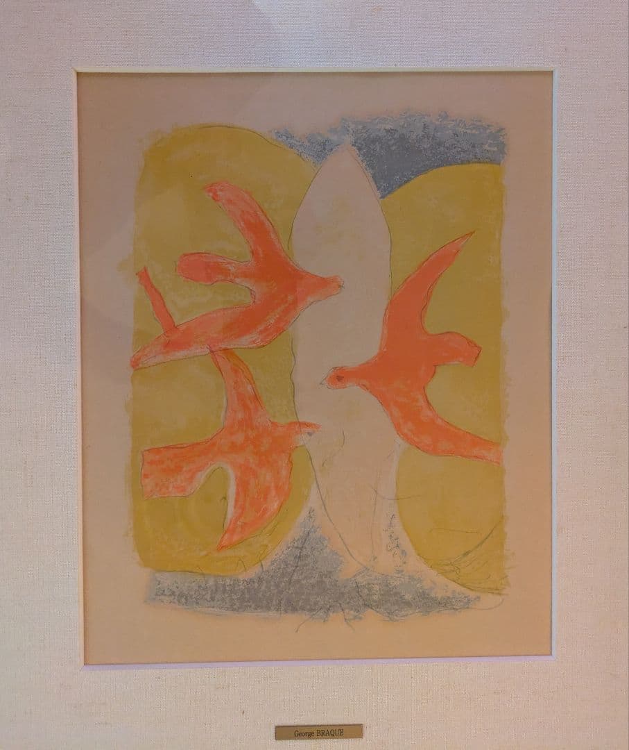 cジョルジュ ブラックのリトグラフ　春