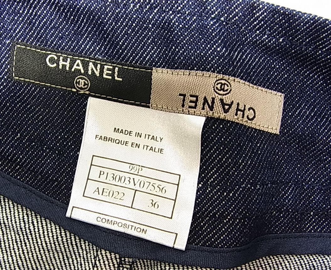 ★正規品極美品シャネル　CHANEL　デニムスカート　36サイズ　99P
