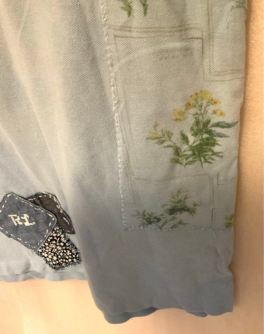 ラルフローレン　パッチワークポロシャツ￼ サイズM￼