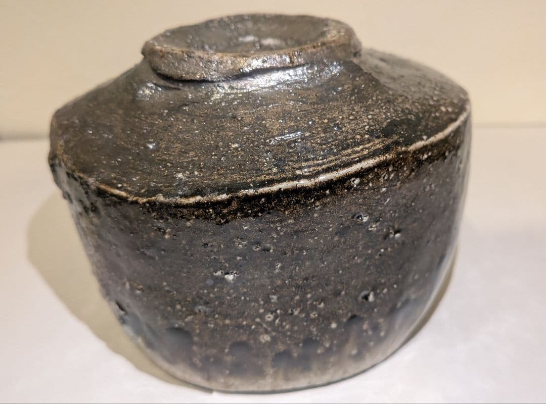 『クリストファー　レイヴェンホール』備前焼茶碗茶道具　共箱　英国イギリス人陶芸家